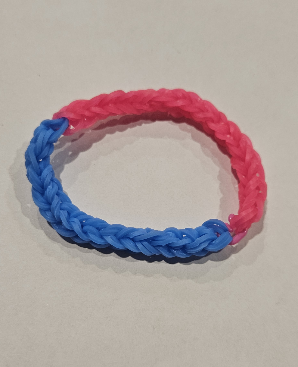 Rubber Bands - Pink & Blue