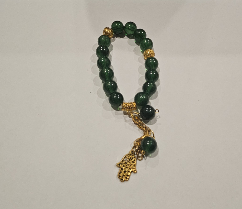 Bead Bracelet - Sage Green